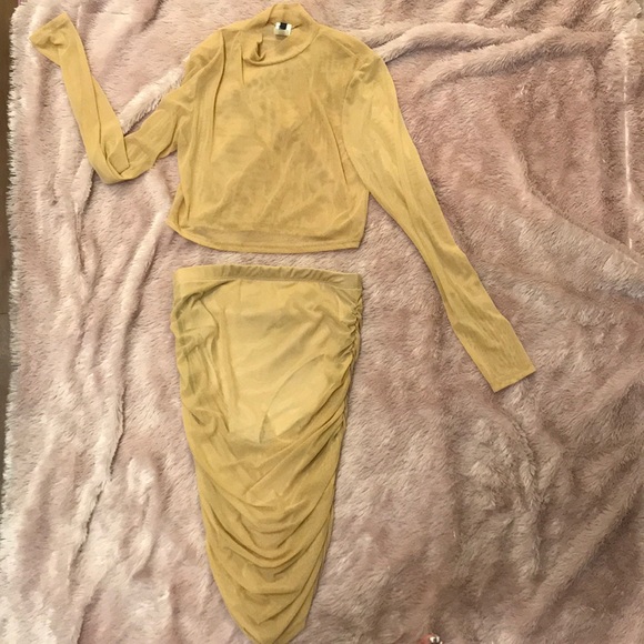 Avail in NUDE mesh skirt set - Picture 8 of 8